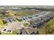 A beautiful aerial view of a well-planned residential community with manicured lawns and tree lined streets at 3138 Victoria Inlet Dr, Holiday, FL 34691