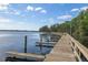 Scenic long wooden pier offers stunning water views and peaceful recreation at 4206 Preserve Pl, Palm Harbor, FL 34685