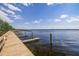 Community boat dock to tie up your boat and enjoy the lake at 4206 Preserve Pl, Palm Harbor, FL 34685