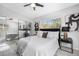 Bedroom featuring mirrored closet and large window at 4925 Camellia S Way, St Petersburg, FL 33705