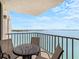 This balcony showcases water views, seating, and creates a peaceful outdoor retreat at 6265 Sun Blvd # 1201, St Petersburg, FL 33715