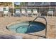 Community hot tub and lounge area at 6495 Shoreline Dr # 8106, St Petersburg, FL 33708