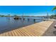 Beautiful waterfront view from the private boat dock showcasing the tranquil water at 714 Bayshore Dr, Tarpon Springs, FL 34689
