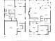 Detailed floor plan showcasing the layout of the home's two floors and room dimensions at 1162 Tookes Rd, Tarpon Springs, FL 34689
