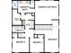 Second floor layout showcasing bedrooms 3 and 4, along with the owner's suite and retreat area at 1627 48Th N Ave, St Petersburg, FL 33714