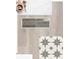 Selection of finishes including wood look floors, marble counter tops, and unique tile for your home at 1627 48Th N Ave, St Petersburg, FL 33714