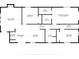 Detailed floor plan showcasing the layout and dimensions of the home, including the room sizes at 2328 Dartmouth N Ave, St Petersburg, FL 33713