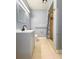 Renovated bathroom with modern vanity, and tiled shower at 2869 36Th N Ave, St Petersburg, FL 33713