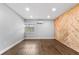 A bedroom with wood floors and decorative wood wall at 2869 36Th N Ave, St Petersburg, FL 33713