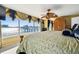 Bright main bedroom with large window offering stunning waterfront views at 2970 68Th S Ave, St Petersburg, FL 33712