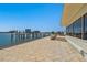 Waterfront patio with pavers and beautiful bay views; also a private dock with lift at 2970 68Th S Ave, St Petersburg, FL 33712