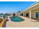 Backyard pool and patio with bay views, beautiful for outdoor relaxation at 2970 68Th S Ave, St Petersburg, FL 33712