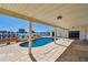 Backyard pool and patio overlooking water, perfect for relaxation at 2970 68Th S Ave, St Petersburg, FL 33712