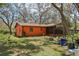 Backyard showcasing mature trees and greenery at 33357 Westwood Dr, Ridge Manor, FL 33523