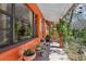 Cozy porch with tiled floors and decorative plants at 33357 Westwood Dr, Ridge Manor, FL 33523