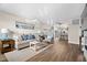 Bright living room with hardwood floors and neutral colors at 6070 80Th N St # 104, St Petersburg, FL 33709