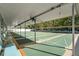 Covered shuffleboard courts with benches offering a fun and social recreational activity at 6070 80Th N St # 104, St Petersburg, FL 33709