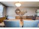 Charming dining room featuring decorative accents and natural light from the adjacent window at 7101 Channelside N Ln, Pinellas Park, FL 33781