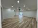 Spacious living area with recessed lighting and open layout to the pool at 7608 Lakeside Blvd, Tampa, FL 33614