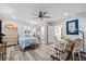 Bedroom with ensuite bathroom and vinyl plank flooring at 7912 3Rd S Ave, St Petersburg, FL 33707