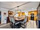 Dining area and kitchen with stainless steel appliances at 7912 3Rd S Ave, St Petersburg, FL 33707