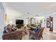 Bright living room with luxury floors and neutral decor at 7912 3Rd S Ave, St Petersburg, FL 33707