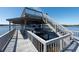 Private boat lift with a covered structure, providing convenient and protected waterfront access at 8820 S Hickory Ln, Riverview, FL 33578