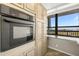 Modern kitchen with built-in oven and ample cabinet space and a fantastic ocean view at 9415 Blind Pass Rd # 704, St Pete Beach, FL 33706