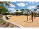 Well-maintained playground with swings, slides, and a covered play structure in a community park at 11966 Climbing Fern Ave, Riverview, FL 33579