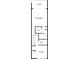 Third floor plan featuring bedrooms with bathrooms and a balcony at 12512 1St W St # 2, Treasure Island, FL 33706