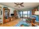 Cozy living room featuring beach views, hardwood floors, and classic furnishings at 12512 1St W St # 2, Treasure Island, FL 33706