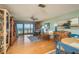 Comfortable living room with stunning ocean views through sliding glass doors at 12512 1St W St # 2, Treasure Island, FL 33706