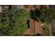 Birds-eye view of the roof of the house, showcasing its layout and design at 2261 Queen S St, St Petersburg, FL 33712