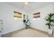 Functional home office features a clean design, with plenty of natural light and tranquil atmosphere that promotes productivity at 2261 Queen S St, St Petersburg, FL 33712