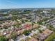 An elevated view showcases homes in a well-planned neighborhood, close to commercial area of Tampa Bay at 2312 Heron Cir, Clearwater, FL 33762