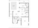 Detailed floor plan showcasing layout with dimensions for primary bedroom, kitchen, living room, and swimming pool at 2312 Heron Cir, Clearwater, FL 33762