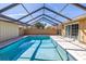 Screened-in swimming pool and patio at 2312 Heron Cir, Clearwater, FL 33762