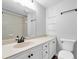 Bathroom features a single vanity, a toilet, and a shower at 406 W Cedar St # 403, Tampa, FL 33606