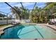 Enclosed pool with comfortable seating, surrounded by lush landscaping for a private oasis at 4105 W Corona St, Tampa, FL 33629