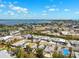 Panoramic aerial showcasing expansive waterfront views, community layout, and residential areas at 438 62Nd St, Holmes Beach, FL 34217