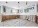 Kitchen featuring pendant lighting and partial construction work in progress at 540 115Th Ave, Treasure Island, FL 33706