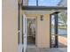 Bathroom with a walk-in shower conveniently located near the pool area at 6181 9Th Avenue Ne Cir, Bradenton, FL 34212