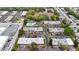 Aerial view of the community with mature trees and green space at 6188 Chesham Dr # 5, New Port Richey, FL 34653