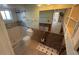 Bathroom with shower and toilet, awaiting custom touches for a personalized remodel at 6526 Senegal Palm Way, Apollo Beach, FL 33572