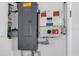 The home has an updated electrical panel with solar connections at 9044 Lynwood Dr, Seminole, FL 33772
