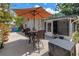 Outdoor patio with seating area and ample space for gatherings at 9044 Lynwood Dr, Seminole, FL 33772