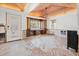 Sunroom showcasing wood ceiling, office nook, and open layout ready for renovation at 106 23Rd Ave, St Pete Beach, FL 33706