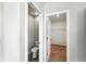 Cozy bathroom including toilet and small storage closet at 14050 Arbor Pines Dr, Riverview, FL 33579