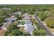 Aerial view of the property in a suburban neighborhood at 1764 St Croix Dr, Clearwater, FL 33759