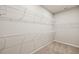 Walk-in closet with white wire shelving at 17800 Solstice Ave, Venice, FL 34293